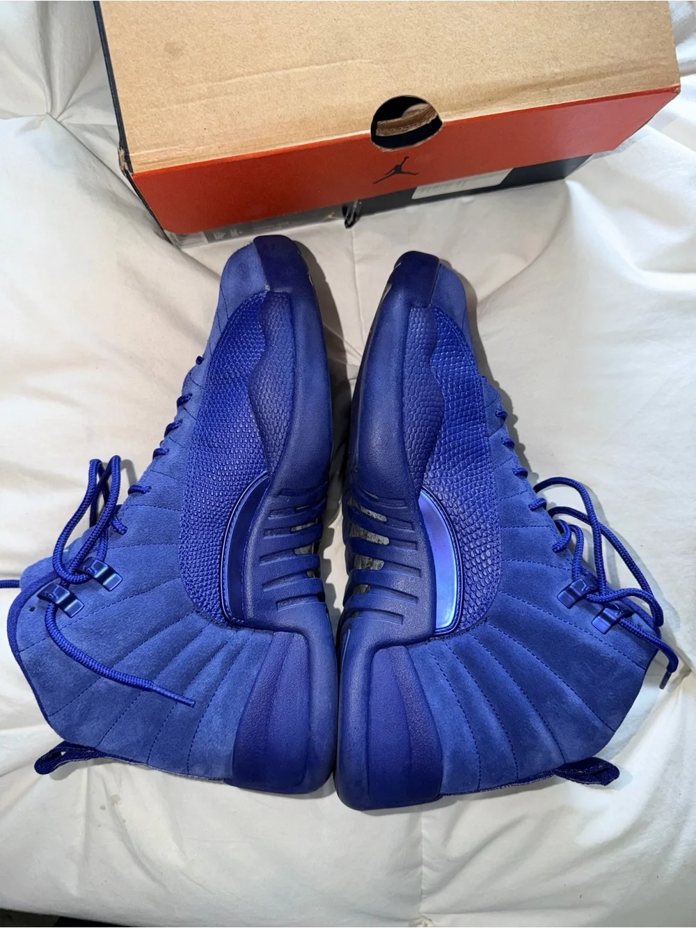 Air Jordan 12 Retro Deep Royal Blue Suede Men’s 8.5 OG Box